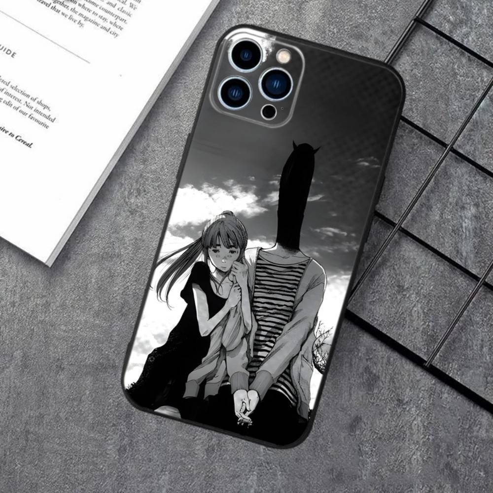 G-Goodnight P-Punpun Phone Case For iPhone 17,16,15,14,13,12,11,XS,XR,X,8,7,Pro,Max,Plus,Mini,Air,e Silicone Black Cover