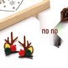 Beliebte beflockte Weihnachts-Haarspangen & Stirnbänder - Japanischer und Koreanischer Stil