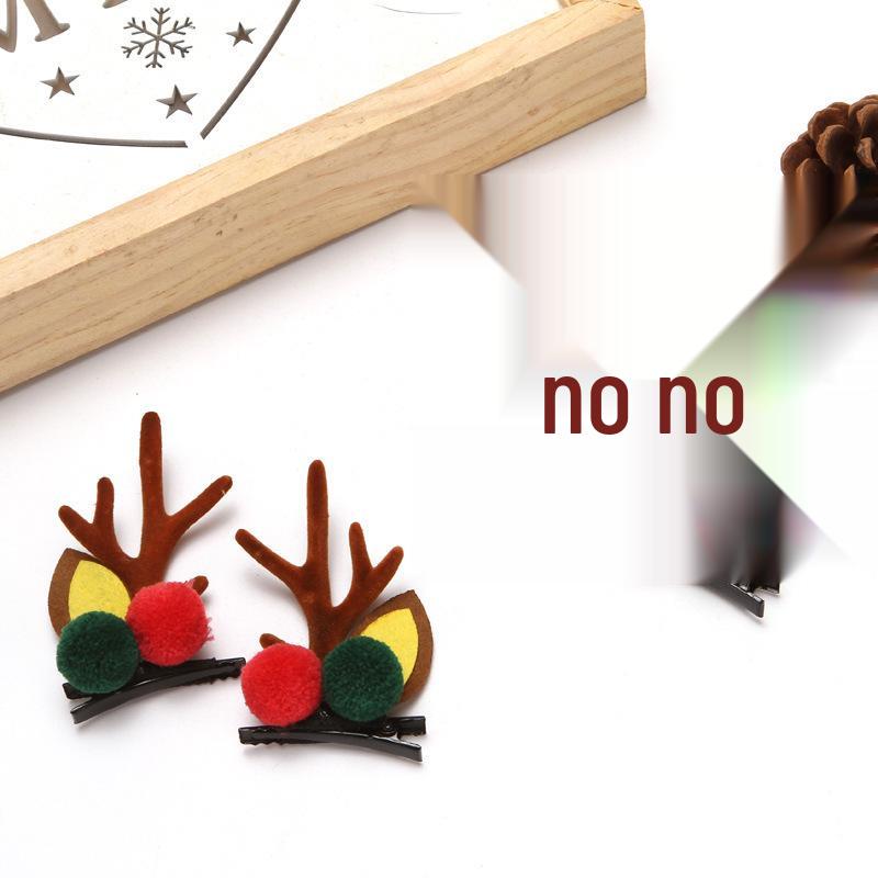 Beliebte beflockte Weihnachts-Haarspangen & Stirnbänder - Japanischer und Koreanischer Stil