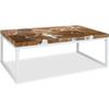 VidaXL Coffee Table Teak Resin 110 X 60 X 40 Cm
