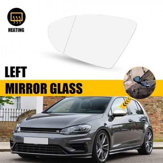 Левое Боковое Зеркальное Стекло с Подложкой для Volkswagen Golf R 2015-19 VW1324117