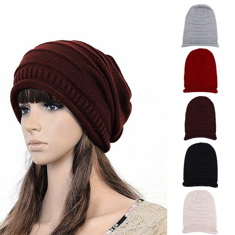 Fashionable Soft Knit Womens Slouchy Oversized Winter Beanie Hat For All Seasons
