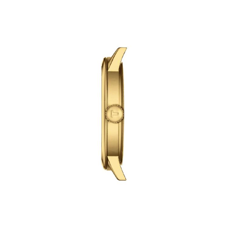 Tissot Klassische Kollektion Quarzwerk 50 Meter Wasserdichtigkeit Herrenuhren Uhr 42mm Beige Zifferblatt T129.410.36.261.00