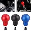Manopla de Câmbio Universal para Carro, Alavanca de Câmbio Manual de Alumínio, Bola Redonda Ponderada com 3 Adaptadores para Caminhão SUV