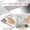 Mericodan Extendable Stovetop Cover, Gas Stovetop Cover, Kitchen Storage, Range Guard, Oil Splash Guard, Stainless Steel, Compatible with Induction Co