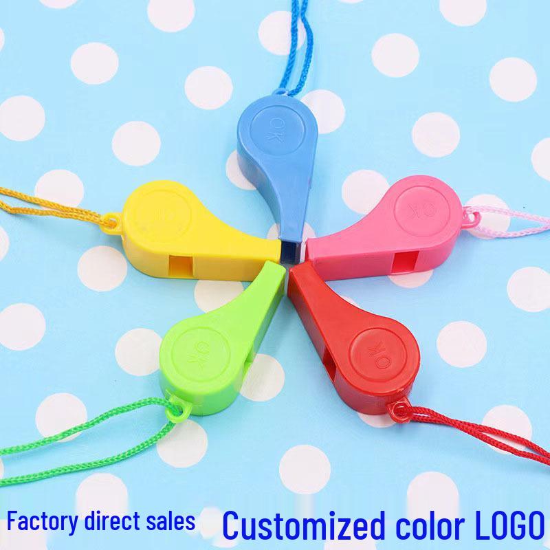 

Детский разноцветный пластиковый свисток-пищалка для чирлидинга и судейства