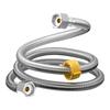 MEJUE 304 Stainless Steel Flexible Braided Inlet Hose for Faucet And Water Heater, Hot And Cold Water Supply Pipe