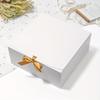 6pcs Black Gift Boxes with Lids and Golden Ribbon Groomsmen Proposal Boxes Craft Boxes for Presents Birthday Wedding Bridesmaid Graduation