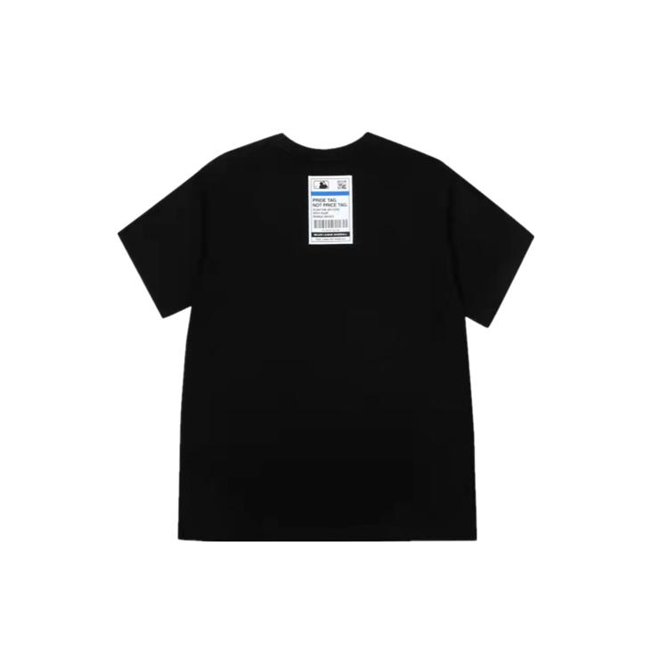 New MLB PRIDE TAG T Shirt Unisex Black 31TST1131-50L