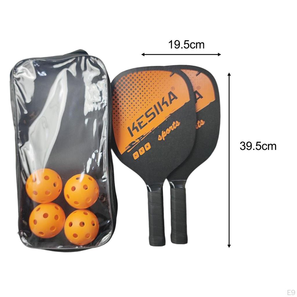Racket 2 Rackets Storage Bag Comfort Grip for Beginners Outdoor
