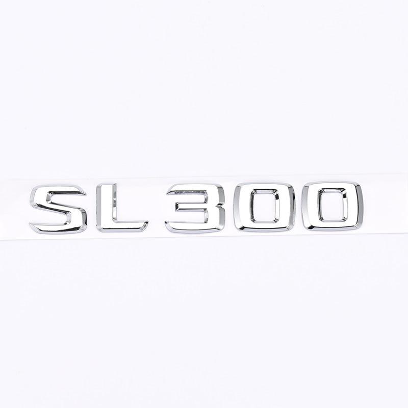 Compatible with Older Mercedes-Benz Models: SL300, SL350, SL400, SL500, SL550 - Rear Tail Logo Modification