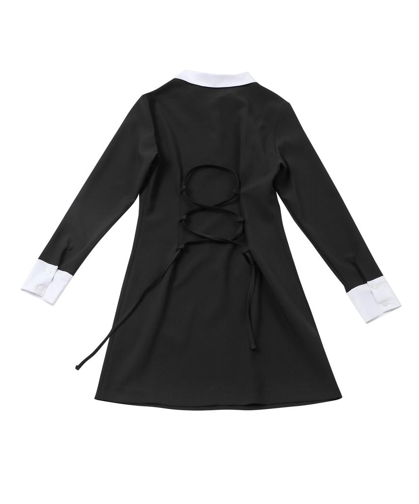 Catharsis Corset Collar Dress Black One Size