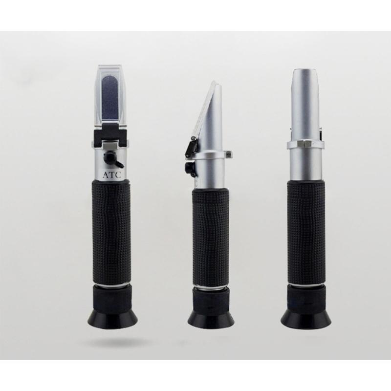 Tragbares Brix-Refraktometer, Hand-Zuckergehaltsmessgerät für Fruchtsaftsuppen, Flüssigkeitsindex-Ester-Messgerät