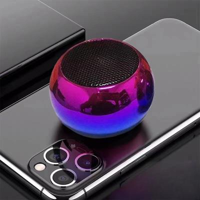 Malé ocelové dělo Kovový odolný subwoofer Venkovní mini Bluetooth reproduktor M3 Flash Bezdrátový Bluetooth přenosný reproduktor