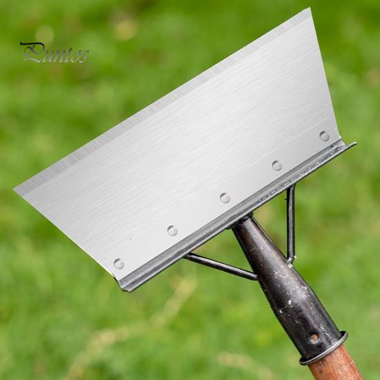 Multifunksjonell rengjøringsspade Ugrasplantingsskovl Skarpt blad Langt håndtak Design Ugressfjerningsskovl Kraftig hageverktøy
