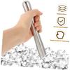 Stainless Steel Stick Ergonomic Lemon Hammer for Muddling Beating Crushing Bartending Accessory for Home Bar Restaurant Design 22.5cm