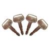 4PCS Ignition Switch Keys CH12206 1A7880-52100 194155-52160 Compatible with Yanmar Tractor