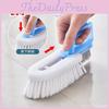Dual Purpose Hard Bristle Floor Brush For Bathroom And Tile Cleaning With Plastic Handle