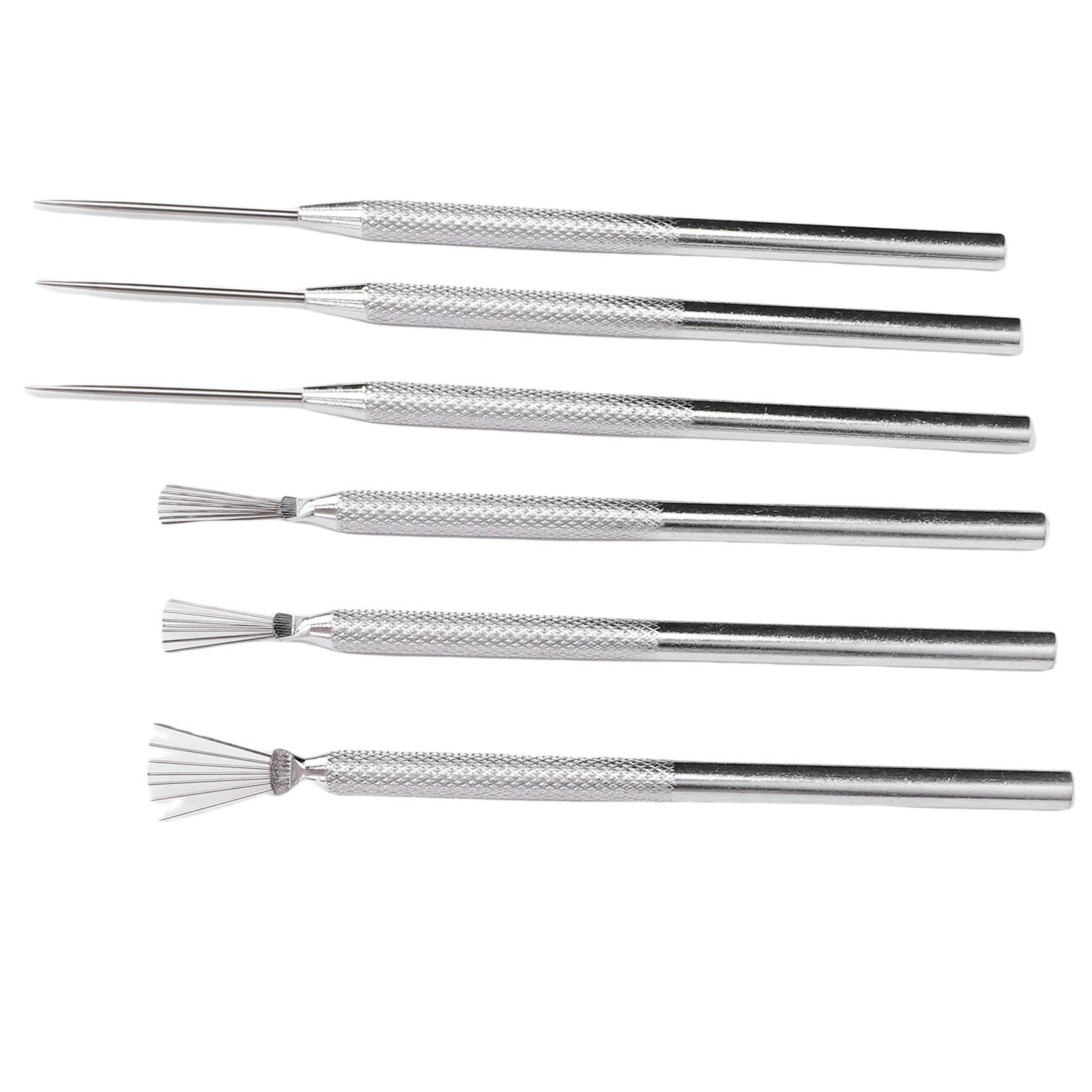 Глиняные игольчатые инструменты Эргономичная ручка Нержавеющая сталь Глина Керамика Скульптура Текстурирование Моделирование Инструменты