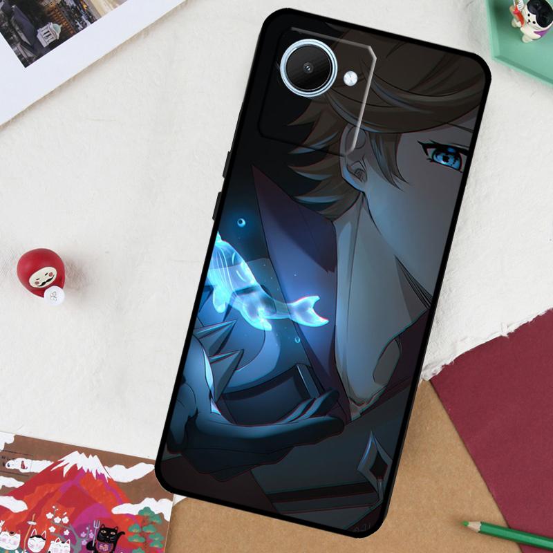 Genshin Impact Tartaglia For Realme 13 Pro Plus 14 12 10 11 GT 6 5 6T GT7 Pro C51 C21Y C25S C75 C67 C61 C53 C55 Case
