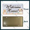 Welcome Home Metal Poster, Tin Signs, Vintage Pet, Family Hanging Plates, Plaque, Bar, Pub, Garden, Farm, Home Wall Decor