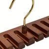Wooden Belt Rack for Closet Wall Mount Sturdy Space Saving Tie and Belt Hanger Organizer Holder Holds 14 Belts