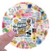 60-Piece Graffiti Sticker Set for School, Luggage & Phone Decoration