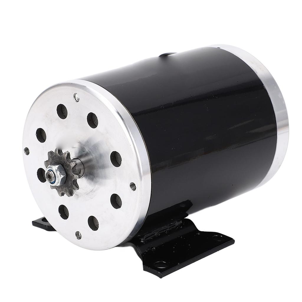 Elektrikli Scooter Bisiklet için Gaz Kolu ile 48V 1000W Yüksek Hızlı Fırçalı Motor 3000rpm Elektrik Motor Kontrol Cihazı Kiti