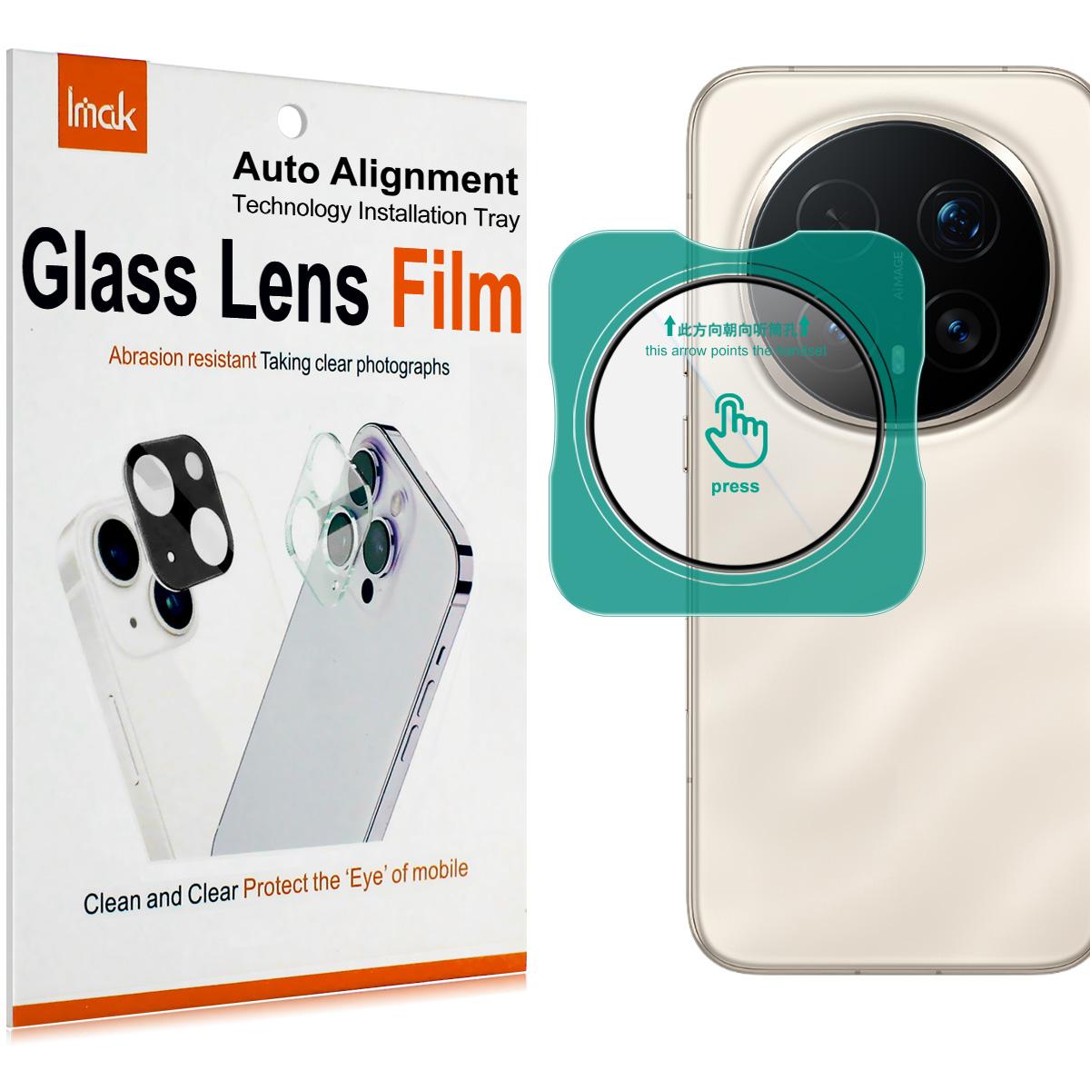 

Для Honor Magic 8 Pro 5G Стекло IMAK Стекло высокой четкости Пленка для линз Версия с самопозиционированием Honor Magic 8 Pro 5G