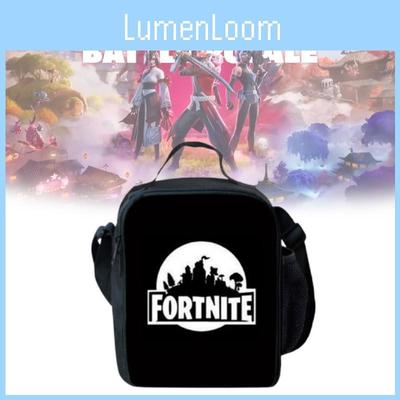 Dětský batoh Fortnite s geometrickým vzorem a polyesterovým materiálem pro školní studenty