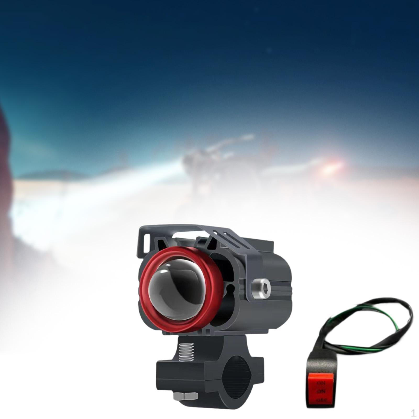 

Светодиодная фара для мотоцикла, противотуманная фара, простая установка, суперяркие прожекторы для Three wire switch