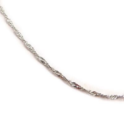 [K5225] - Kette Stahl 'Singapur' 45 cm 2 mm