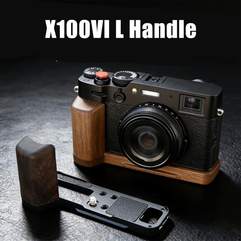 Camera Grip Quick Release Plate Direct Tripod Mount and Multiple Screw Holes for X100VI Handgrip L Shaped