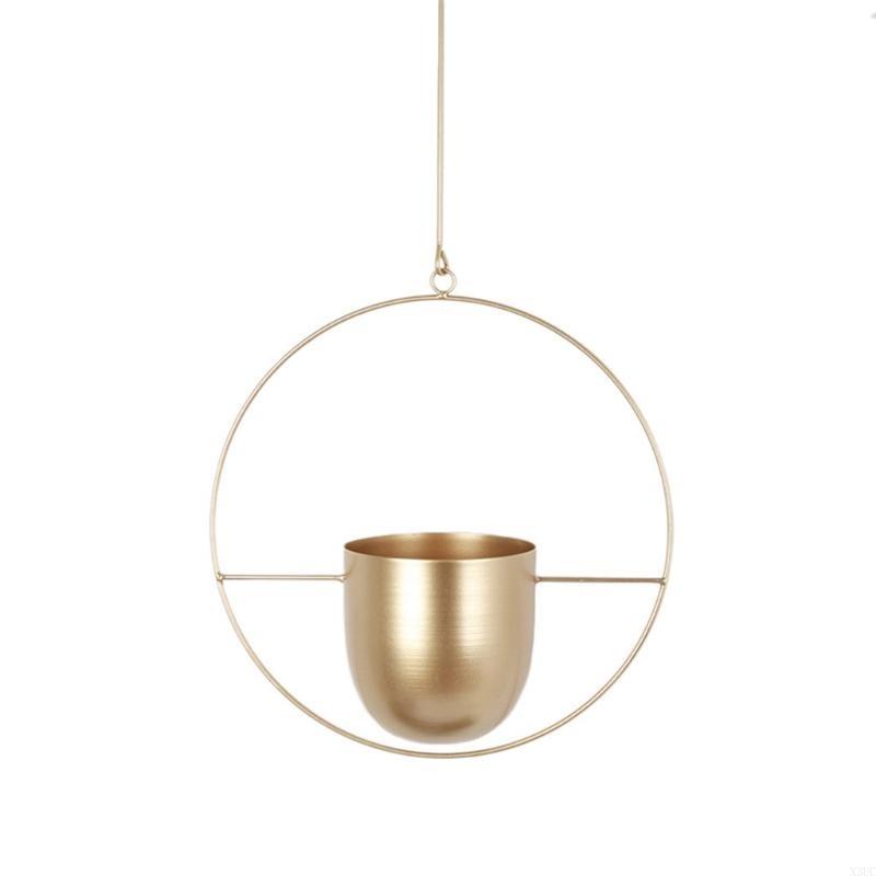 Simple Design Plant Pot Hanging Planter Vase Modern Window Ceiling Hanger for Small Cactus Herb Air Plant X3UC