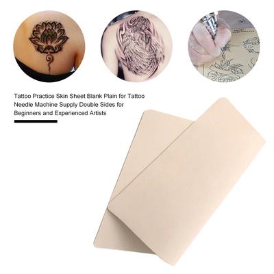 Tattoo Practice Skin Sheet Blank Plain for Tattoo Needle Machine Supply