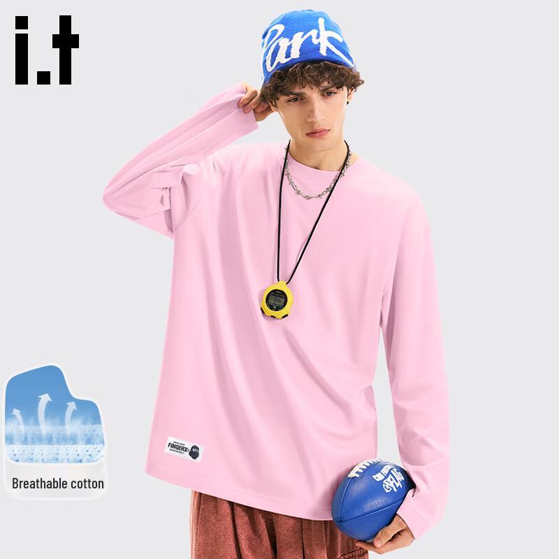 Fingercroxx Men s 2025 Fall Pure Cotton Long Sleeve T-Shirt XL