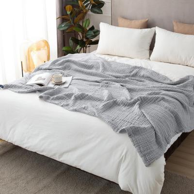 Musselin Decke Sommer Couchüberwurf Atmungsaktive Kuscheldecke für Bett Farbe Musselin Wickeltuch Sofa Reise