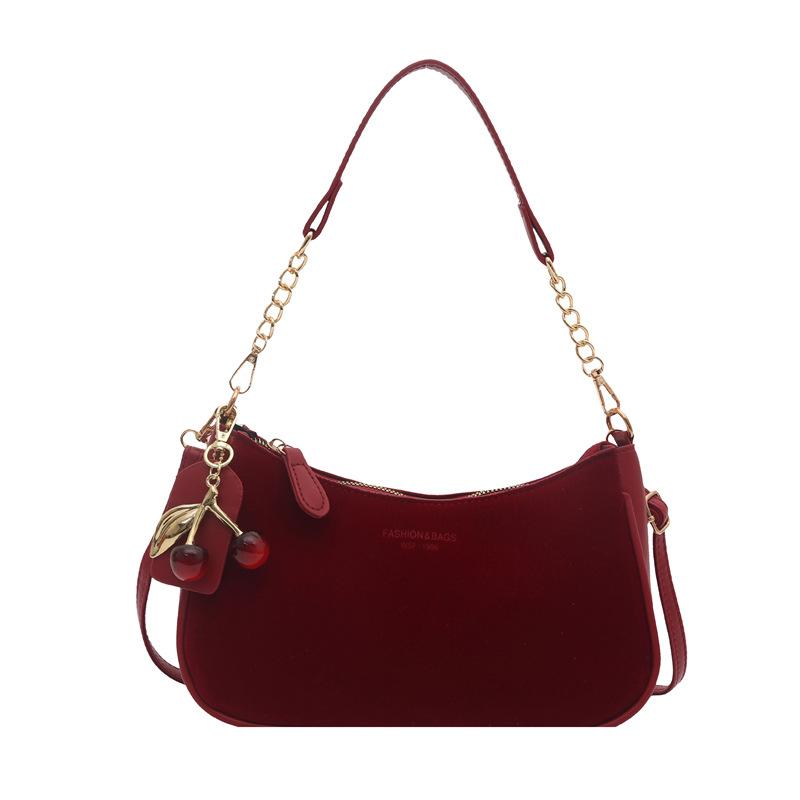 Women S Small Suede Crossbody Bag Simple Fashion Shoulder Purse