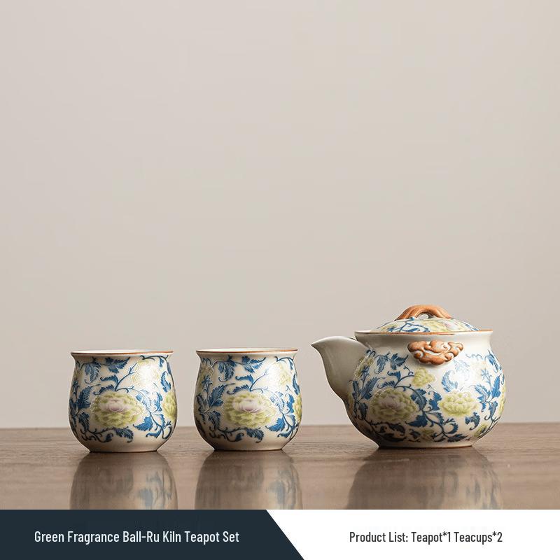 Ru Kiln Ceramic Teapot Set