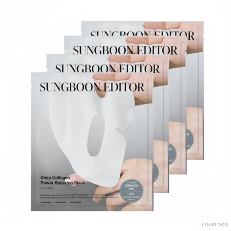 SUNGBOON EDITOR Deep Collagen Power Boosting Mask 37g 4 Sheets