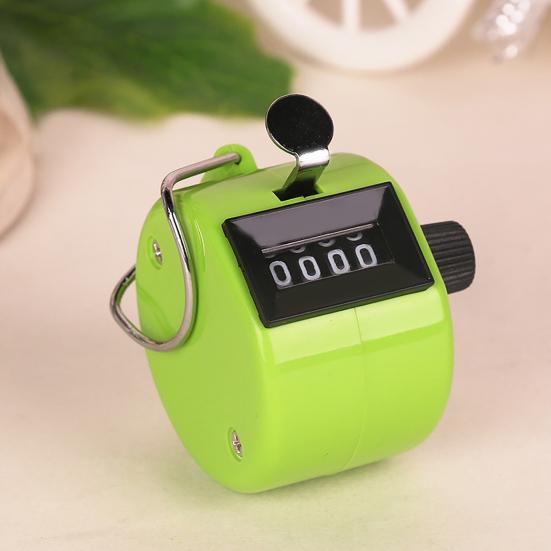 Manual Counter Mechanically Jump Quick Reaction Portable 4 Digit Number Mini Hand Held