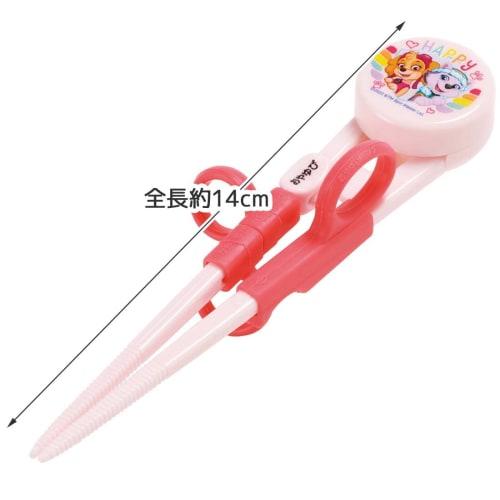 Skater Children's Training Chopsticks, Practice Chopsticks, 14cm, For Ages 2 To 7, Right Hand, Easy To Pick Up Square Chopsticks, Paw Patrol Rescue AD