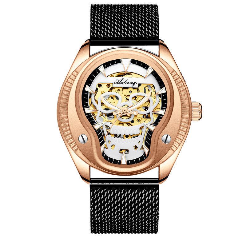 

AILANG Skeleton Watch Мужские полностью автоматические механические мужские часы Индивидуальные модные часы