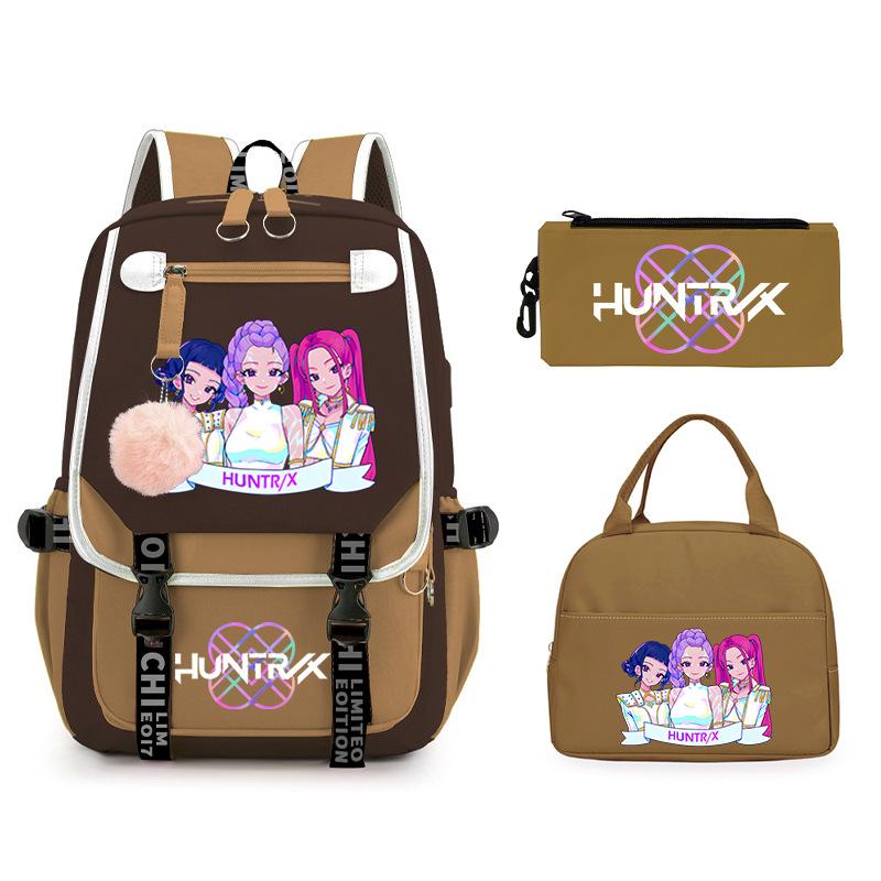 KPop Demon Hunters Demon Hunters Printed Fashion Children's Backpack Foreign Trade Trend Student School Bag