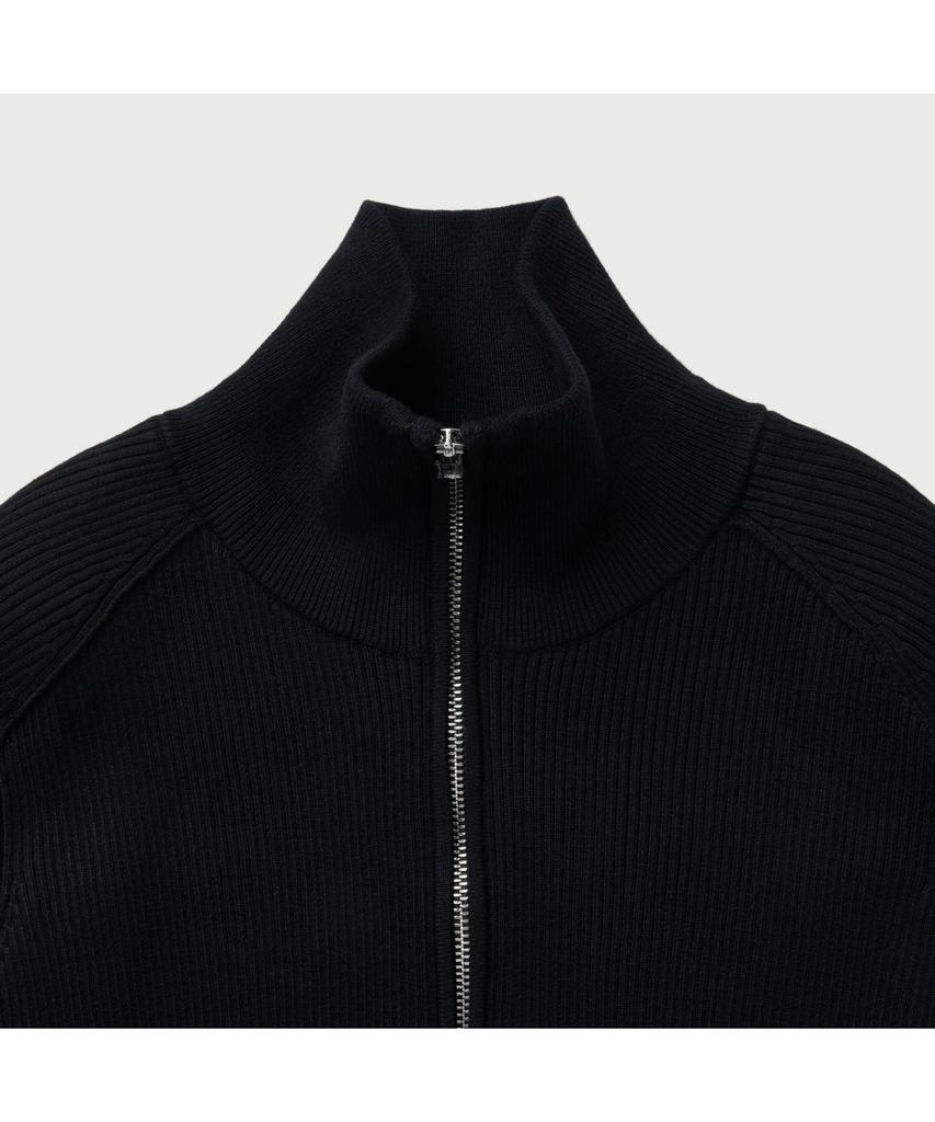 Iiro Woman Ambra Half-Zip Knit Top Iowbw25109Bkx