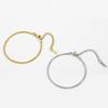 Men Silver Color Stainless Steel Snake Bone Chain Bracelet Simple Thin Chain Bracelet For Women Fashionable Men's Street Jewelry