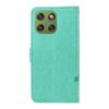 For Motorola Edge 70 5G PU Leather Cases Flower Pattern Wallet Stand Phone Cover with Strap