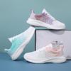 Sneakers women's 2025 spring and summer new breathable fly-woven mesh casual running shoes women's non-slip and wear-resistant walking shoes