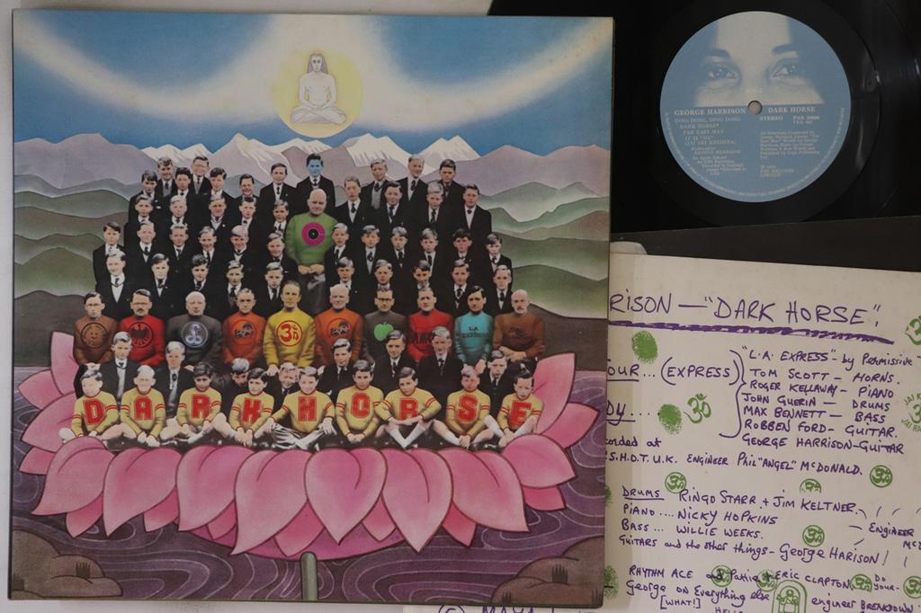 LP Record GEORGE HARRISON - Dark Horse PAS10008 APPLE 1974 UK Rock Used