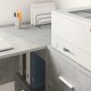 Sideboard with Drawers Concrete Grey 38 x 34 x 75 cm